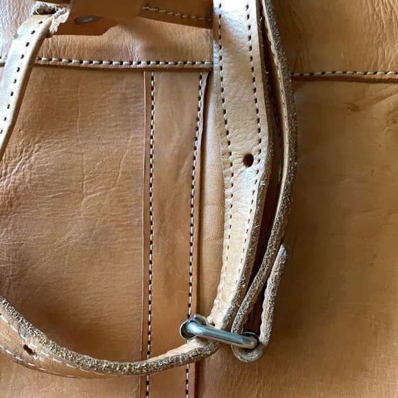 Force Ten vintage leather crossbody bucket bag - Picture 15 of 15